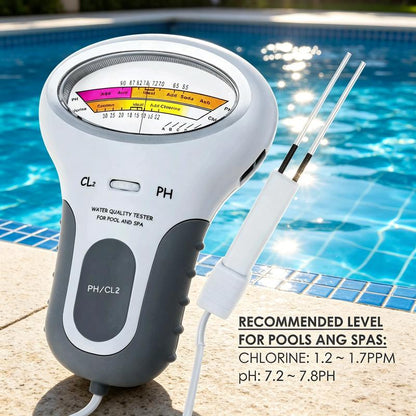 🔬💧 pH- en chloormeter voor zwembaden – 50% korting! Nauwkeurige meting van pH en chloor in uw zwembad – eenvoudig, snel en betrouwbaar. 🔥🏊