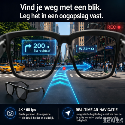 🥳 2026: Nu in de aanbieding! 🥳💞 Meer dan 50.000 exemplaren verkocht! 👓✨ 50% korting! AI-smartbril: jouw persoonlijke AI-assistent voor op reis en in het dagelijks leven! 🗣️🌍