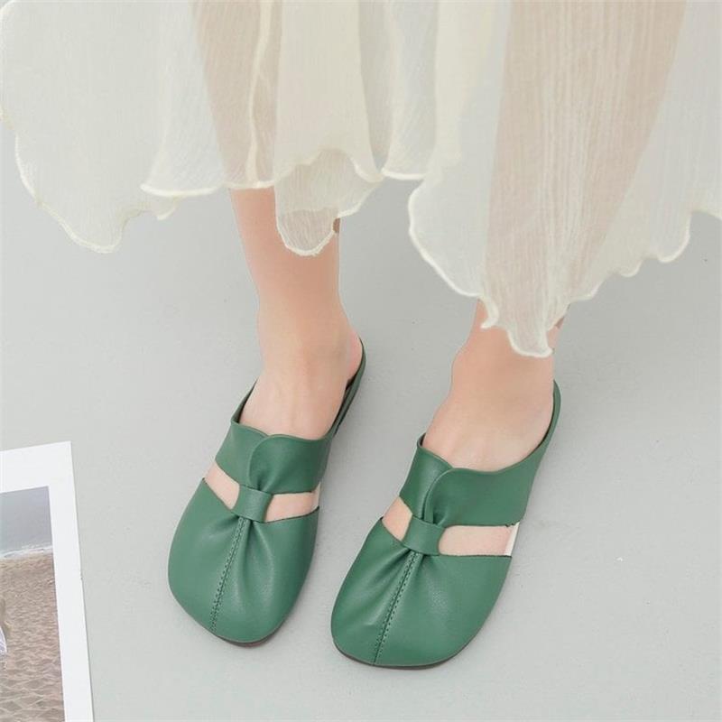 🔥Hot Sale 49% Off🔥Handmade Soft Leather Summer Light Slippers