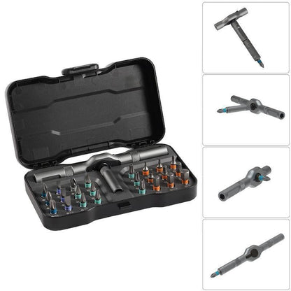 🔧✨ Alles-in-één oplossing – 24/42-in-1 Magnetische Schroevendraaierset met Opbergdoos