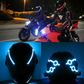 Motorfiets DIY Helmverlichting LED Reflecterende Strips