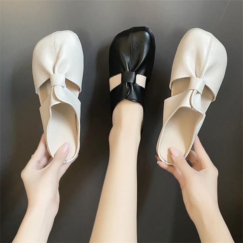 🔥Hot Sale 49% Off🔥Handmade Soft Leather Summer Light Slippers