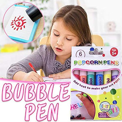 🔥 2+1 GRATIS!💦 Magic Ink Zwellen onder Warmte | 6 Felle Kleuren | Voor Kaarten/Albums/DIY | HALF PRICE TODAY 🚀