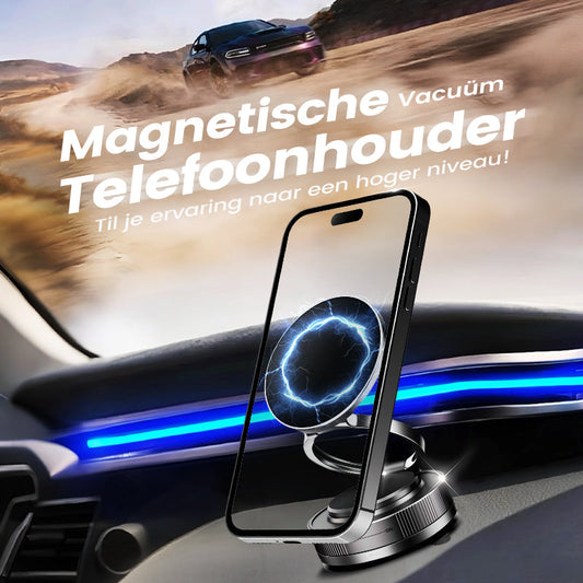 🔥Koop meer, bespaar meer🔄360° verstelbare vacuüm magnetische telefoonhouder📱🚗