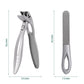 ✂️ Perfect gebogen ontwerp | Nagelknipper van roestvrij staal | Comfortabele grip voor senioren ✨