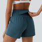 ✨️2025 New Hot Sales✨️High Waisted 2-in-1 Yoga Shorts & Side Pockets