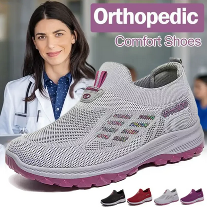 👟 50% KORTING! 💟 Orthopedische schoenen – Drievoudige voetboogondersteuning, traagschuim & massage – Verlicht dagelijkse pijn 👣