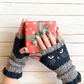 🐱 Black Friday: 40% korting! Leuke gebreide kattenhandschoenen voor dames – Warme handen, vrije vingers & schattig borduurwerk 🧶🧤
