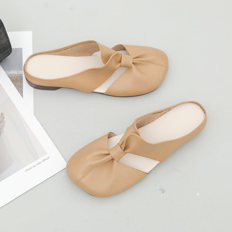 🔥Hot Sale 49% Off🔥Handmade Soft Leather Summer Light Slippers