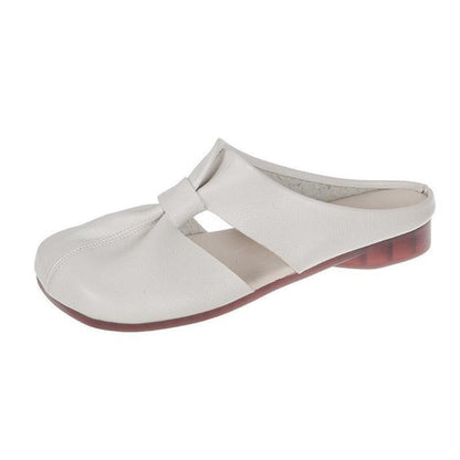 🔥Hot Sale 49% Off🔥Handmade Soft Leather Summer Light Slippers
