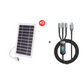 Flexibel zonnepaneel van 2W 5V