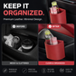 🥳2026 HOT SALE🥳💞50K+ VERKOCHT!🚗🧺 53% KORTING! Lederen autodeur bekerhouder – Brede opening, gemakkelijk bereikbaar voor drankjes en telefoon. Stevige clipbevestiging. Gemaakt van duurzaam PU-leer, sterk & stijlvol. 🛡️✨