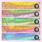 Oogschaduw en highlighter in verschillende kleuren — make-up met kleurverloop, met glitters, glanzende textuur, verhelderend effect, alcoholvrij, voor een gedurfde look, make-upproducten voor volwassenen