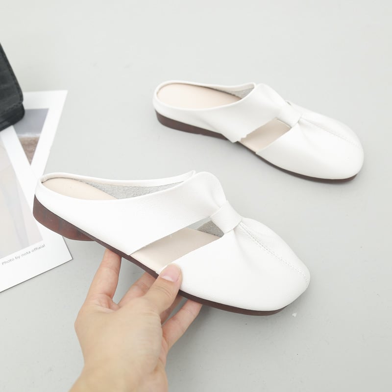 🔥Hot Sale 49% Off🔥Handmade Soft Leather Summer Light Slippers