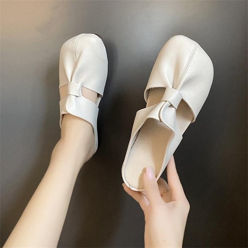 🔥Hot Sale 49% Off🔥Handmade Soft Leather Summer Light Slippers