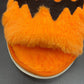 Halloween Pompoen Pluche Platte Slippers