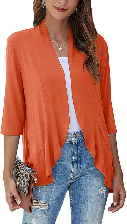 💖LAST DAY SALE 50% OFF💖Women's Casual Lightweight Open Front Cardigans
