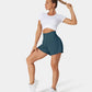 ✨️2025 New Hot Sales✨️High Waisted 2-in-1 Yoga Shorts & Side Pockets