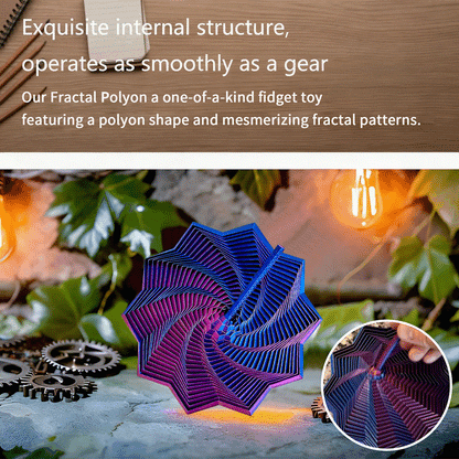 🎉KOOP 2 KRIJG 1 GRATIS🌀3D-geprinte fractale fidgetpolygoon
