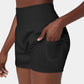 ✨️2025 New Hot Sales✨️High Waisted 2-in-1 Yoga Shorts & Side Pockets