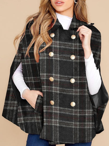 🧥Women's Plaid Winter Cape Coat🎁