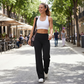 🥳Uitverkoop 2026🧘‍♀️Hoge taille wijde broek voor dames – Zachte, rekbare stof die je buik subtiel afslankt! Geschikt voor elk figuur, geeft een slank silhouet.