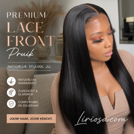Lijmloze synthetische lace front pruik, direct klaar voor gebruik, voorgeplukt, voorgeknipt, steil, levendig, zelfgroeiend, strakke haarlijn met kleine knoopjes, hittebestendige vezels, natuurlijke pruik, geen lijm nodig.