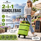 🧳 2-i-1 sammenleggbar handlekurv – Stor kapasitet og slitesterkt Oxford-stoff – Perfekt til matbutikken, markedet, camping og reiser 🌿