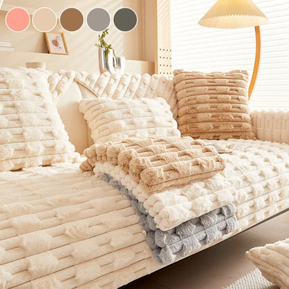 [Winter Gift] Super Soft Puffy Plush Non-Slip Sofa Cushion Covers