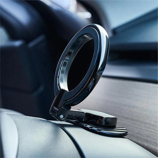 Opvouwbare telefoon navigatie auto magnetische ring stand