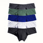 Effen kleur ademende herenslip met lage taille【Koop 3, krijg er 2 gratis】