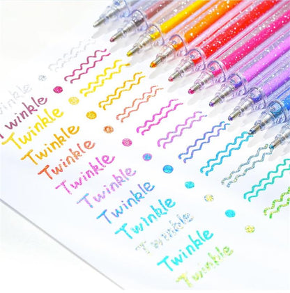 💥 Laatste dag! Speciale aanbieding 🎁Glitter gelpennenset – schrijft soepel 🎨