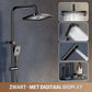 💥Uitverkoop 49% korting💕Intelligent Drukverhogende Thermostatische Douchekraan Set met Digitaal Display