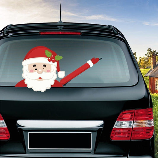 Kerst Achterruitwisser Sticker voor Auto