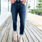 💗Hot Promotion 49% Off💗Tummy Control Cuffed Slim Fit Jeans