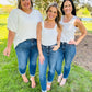 💗Hot Promotion 49% Off💗Tummy Control Cuffed Slim Fit Jeans