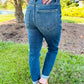 💗Hot Promotion 49% Off💗Tummy Control Cuffed Slim Fit Jeans