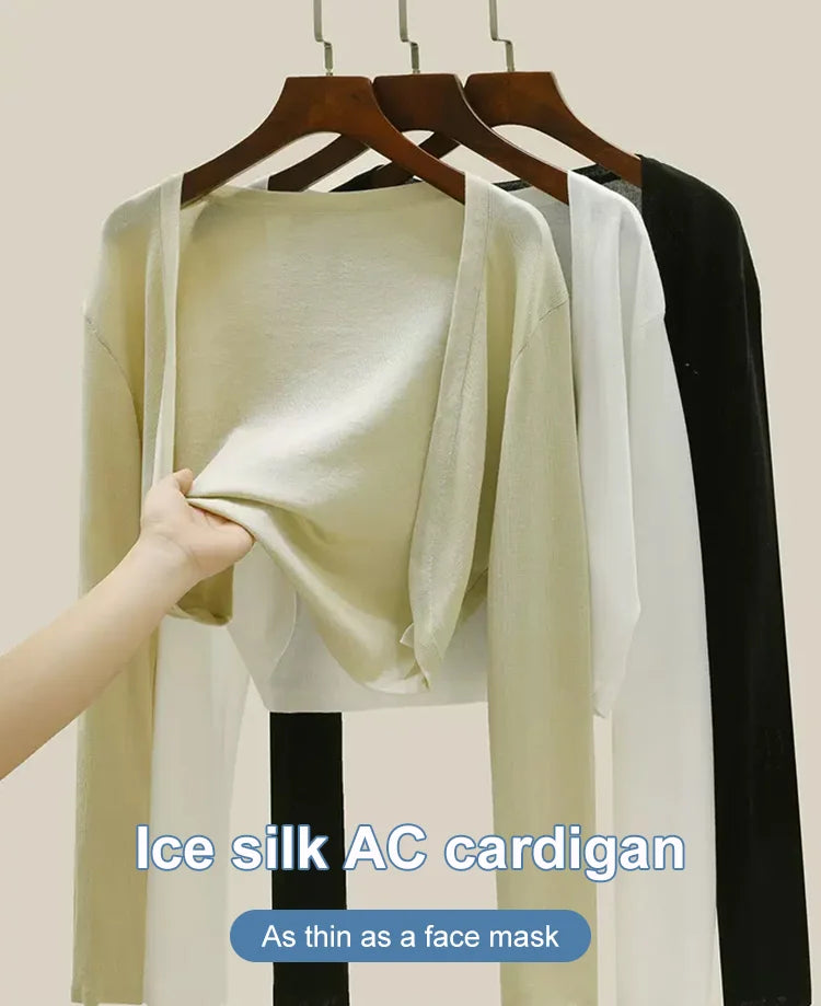 🎁 Hot Sale 49% OFF 🔥Ice Silk Cardigan Air Conditioning Shirt