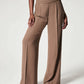Crepe Pleated Pants