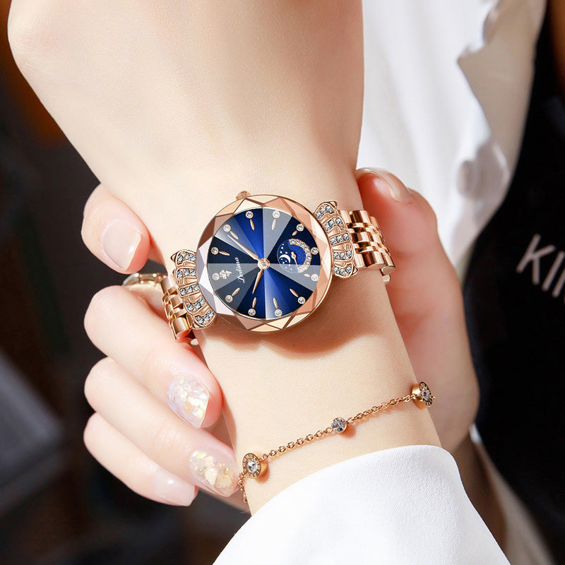 😊Blauwe stalen armband