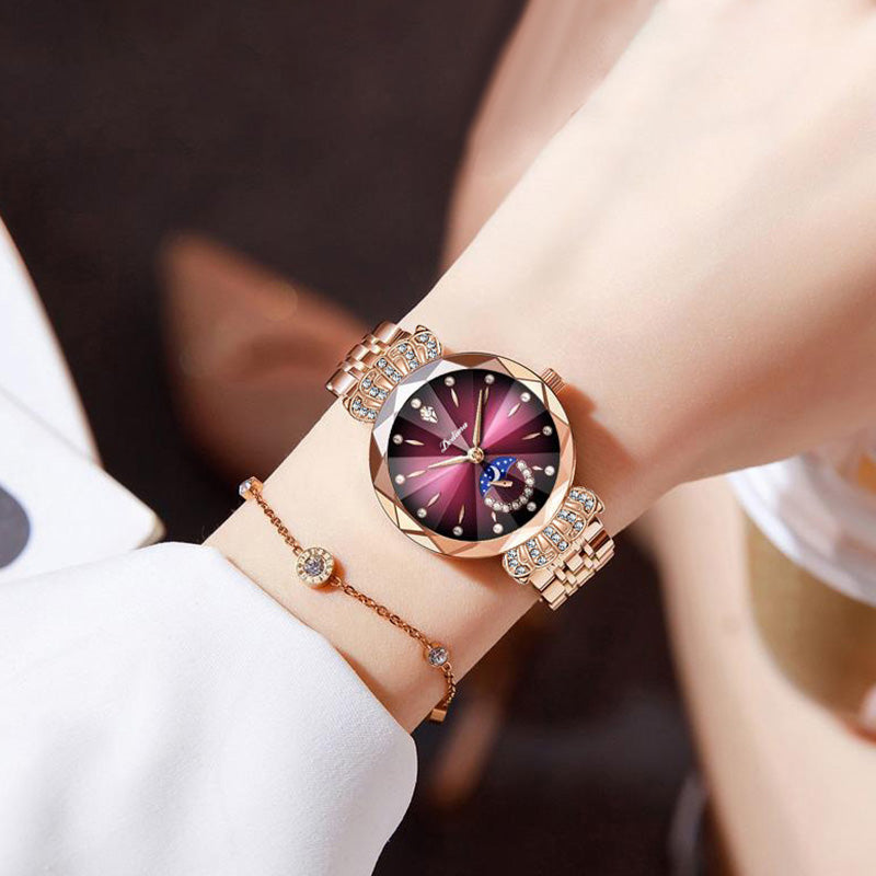 😊Roségouden stalen armband