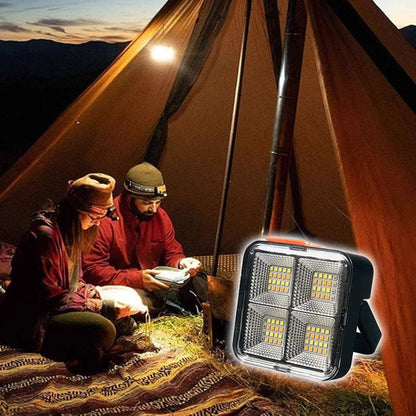 Draagbare werklamp op zonne-energie met 4 lichtstanden