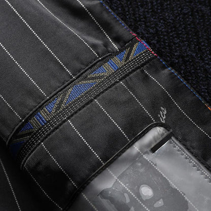 Men's Casual Thick Chenille Lapel Buttoned Jacket