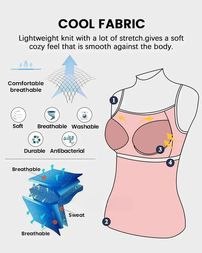 🎁Easter Hot Sale 50% OFF🌺Loose-fitting Tank Top With Built-in Bra