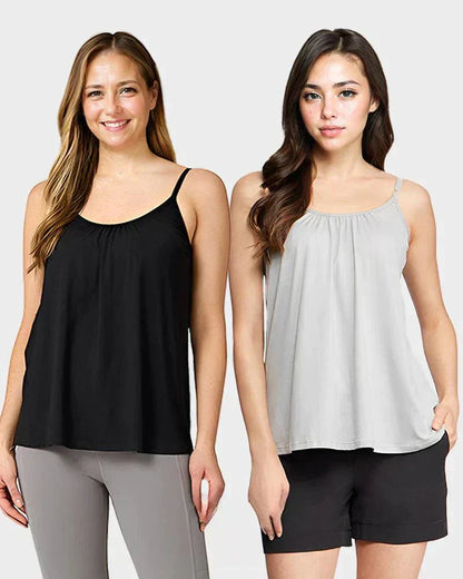 🎁Easter Hot Sale 50% OFF🌺Loose-fitting Tank Top With Built-in Bra