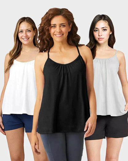🎁Easter Hot Sale 50% OFF🌺Loose-fitting Tank Top With Built-in Bra