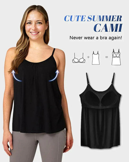 🎁Easter Hot Sale 50% OFF🌺Loose-fitting Tank Top With Built-in Bra