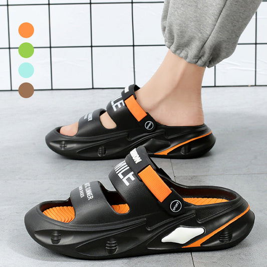 🎉Last day for limited time discounts🎉Chunky Padded Sandals With A Swell-like Grip🌟 Walk on Clouds This Summer! 🌈（The more you buy, the higher the discount）
