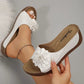 🎉Last day for limited time discounts🎉Women's Comfort Flower Slip-On Sandals（The more you buy, the higher the discount）