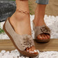🎉Last day for limited time discounts🎉Women's Comfort Flower Slip-On Sandals（The more you buy, the higher the discount）
